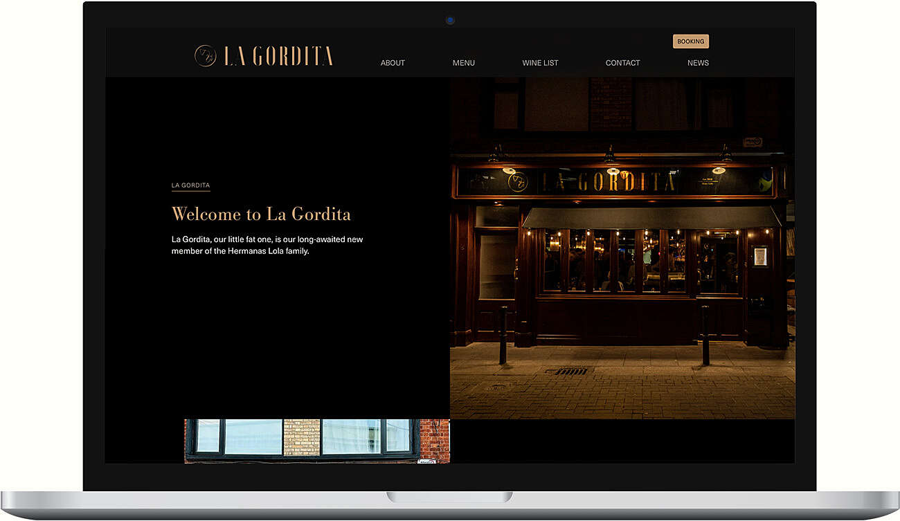 La Gordita website by Pixelated.ie